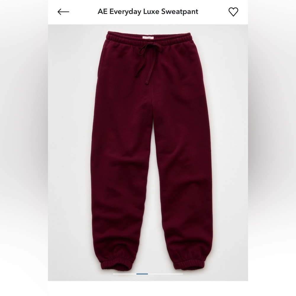 American Eagle Outfitters Kids Maroon Joggers